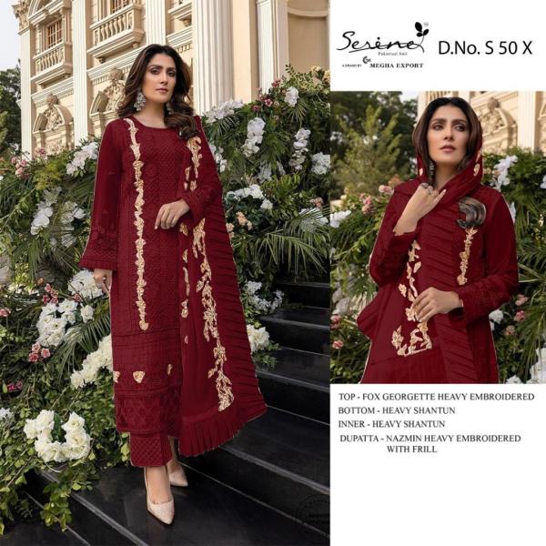 Serene S 50 W To Z Colors Georgette Pakistani Salwar Suits Collection